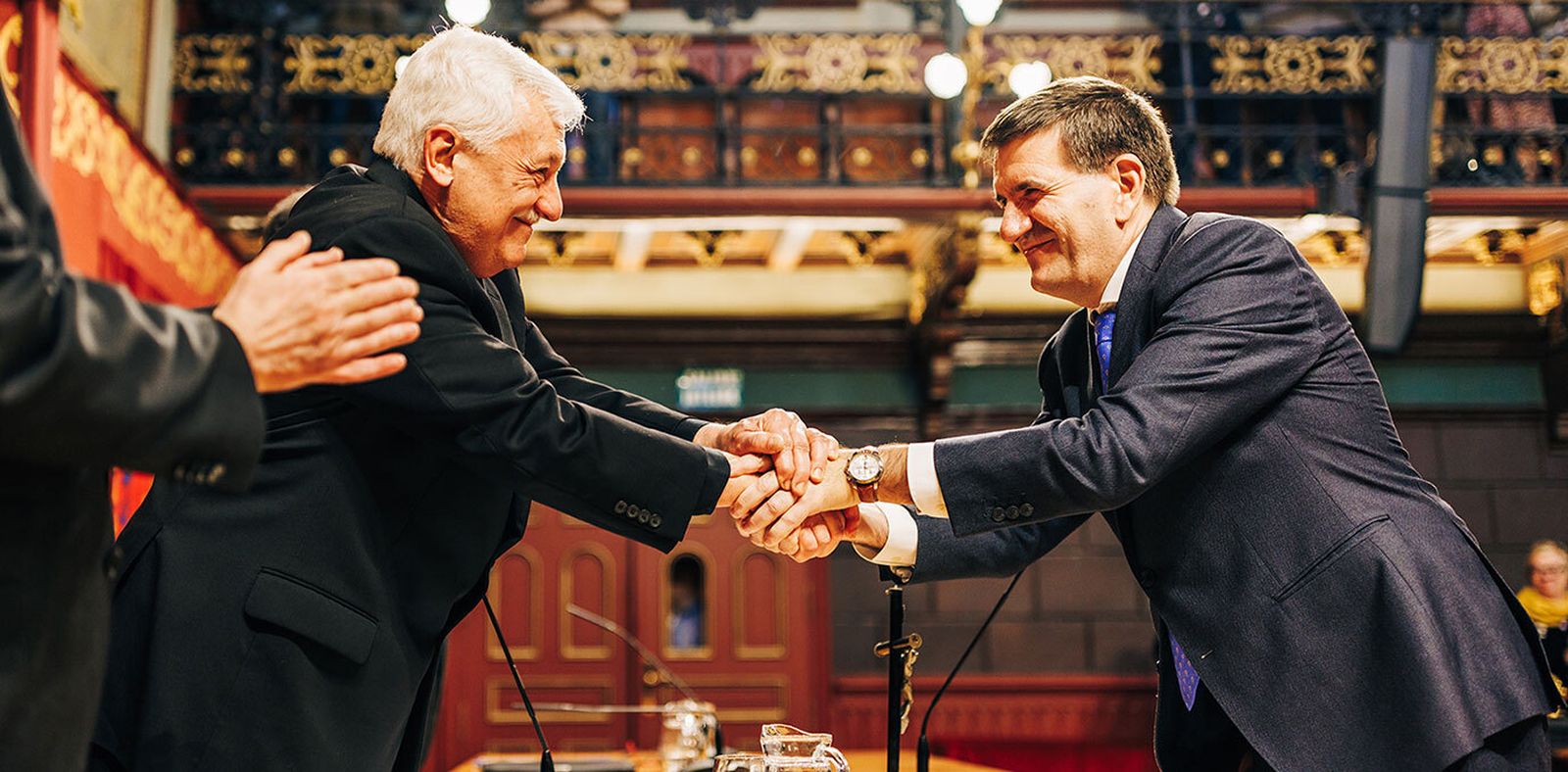 Arturo Sosa, sj., felicita al nuevo rector de Deusto