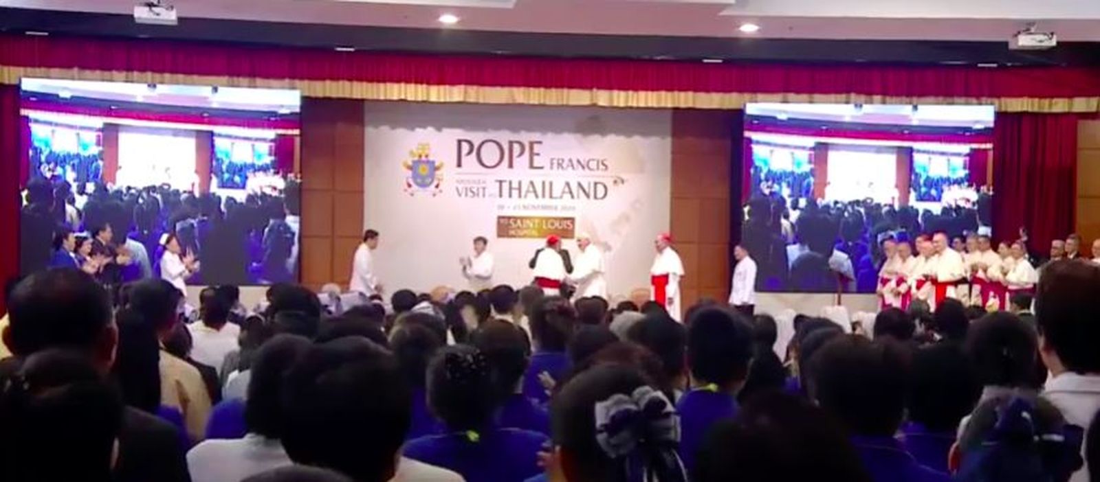 Francisco, en el hospital St. Louis