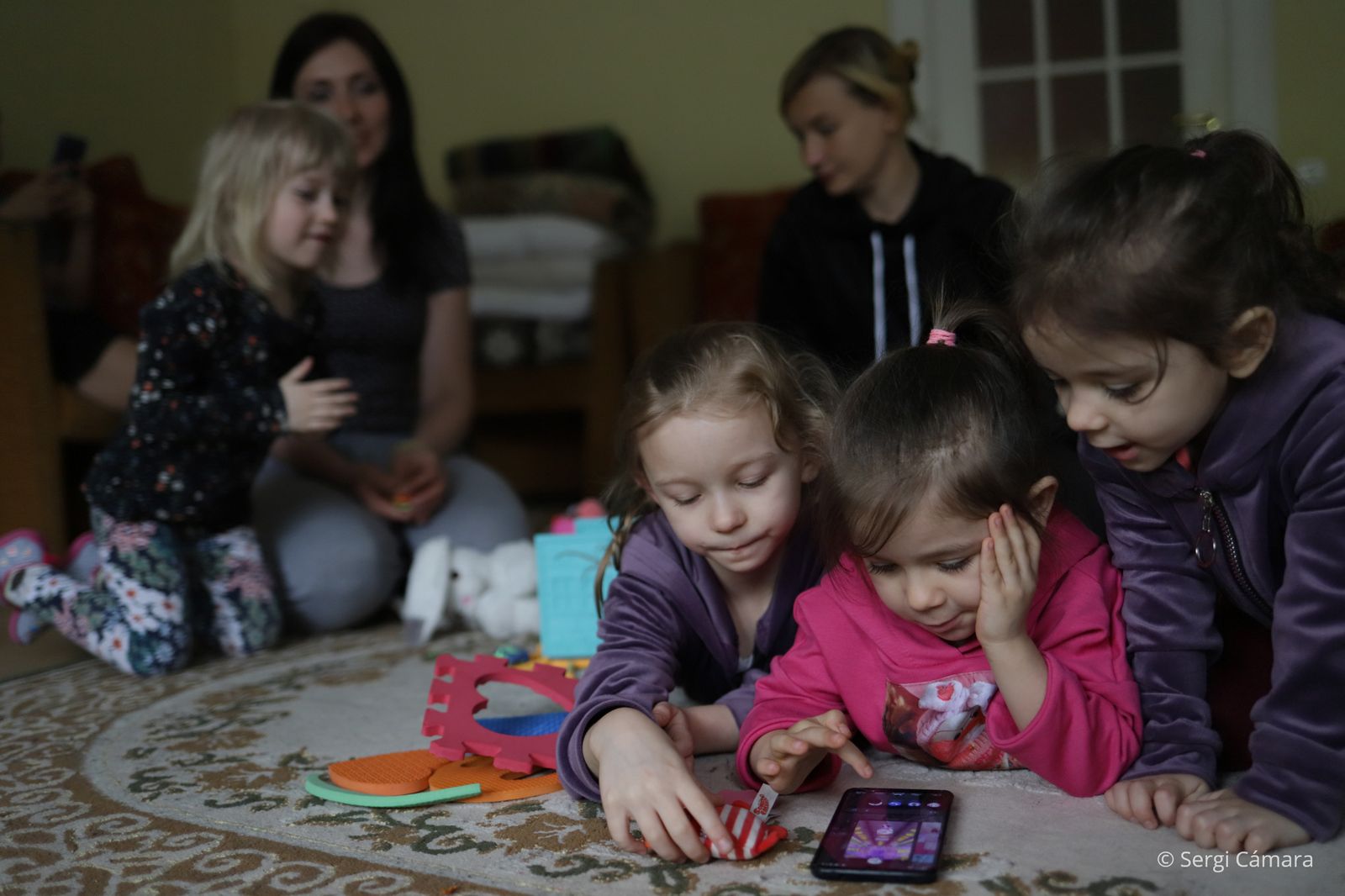 Niños ucranianos en Lviv