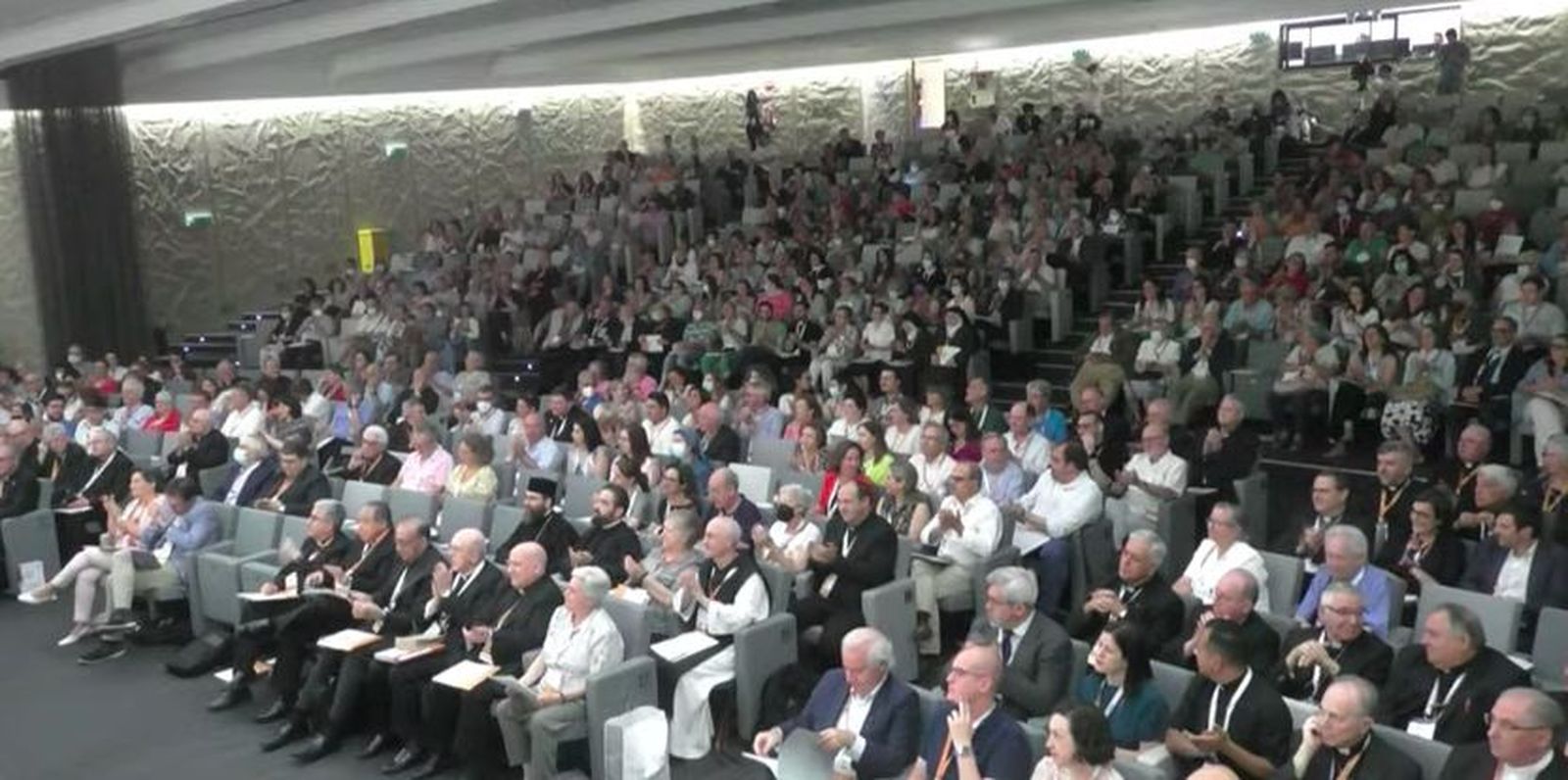 Participantes en la Asamblea Sinodal