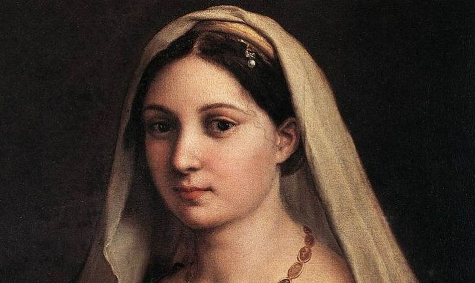 Detalle de 'Dama con velo', Rafael