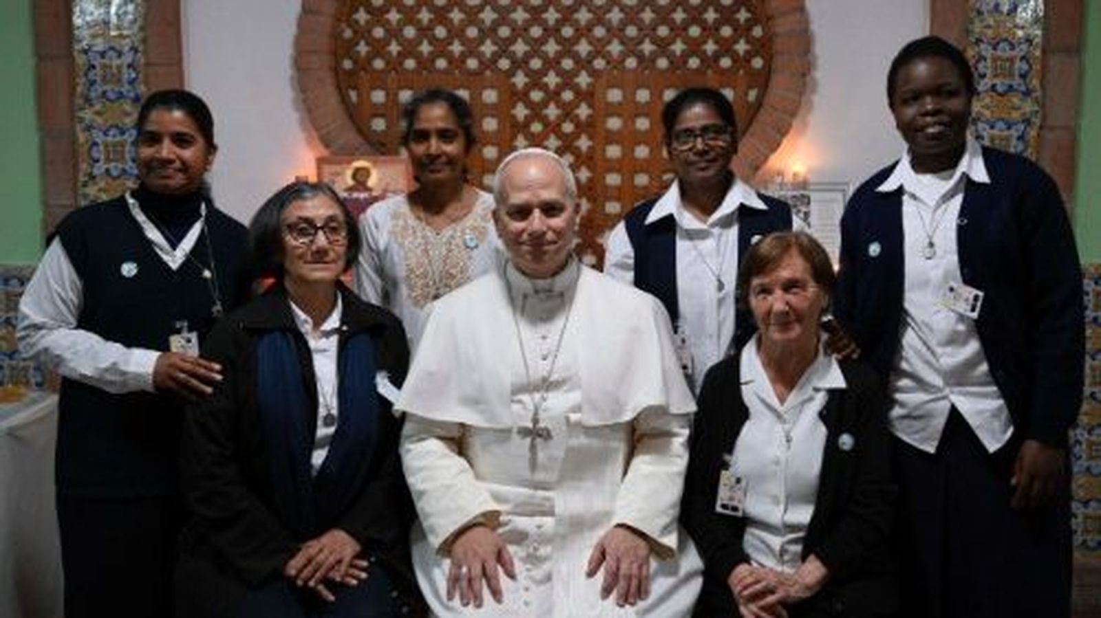 El Papa, con las agustinas