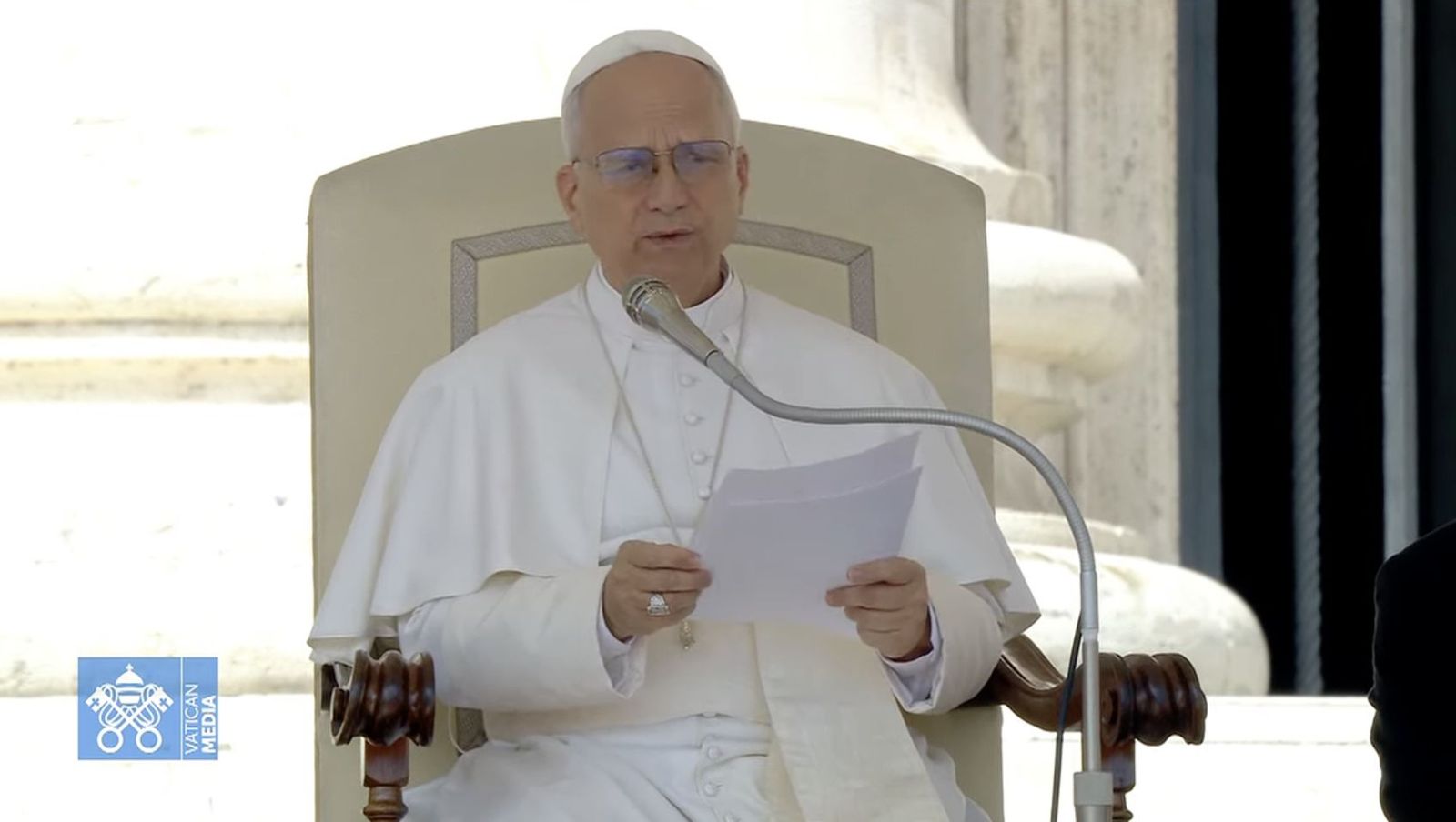 León XIV, en la audiencia general