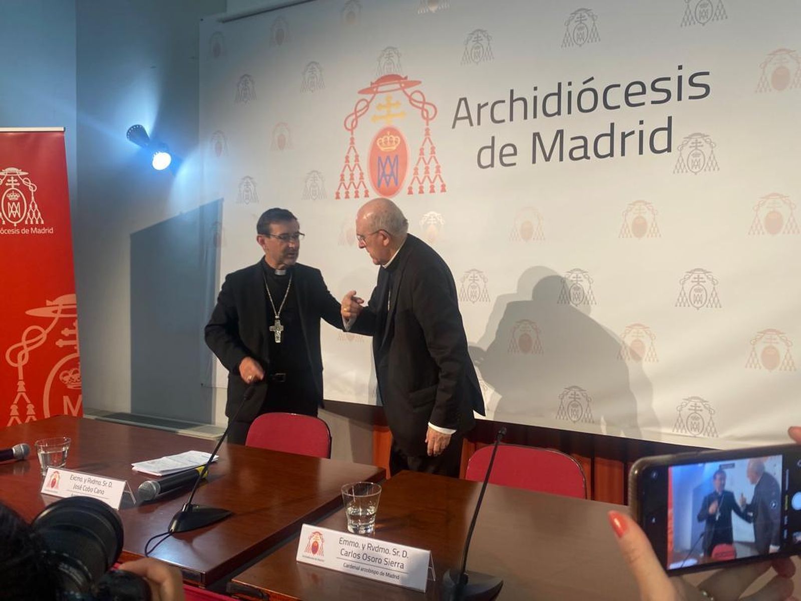 José Cobo y Carlos Osoro, juntos