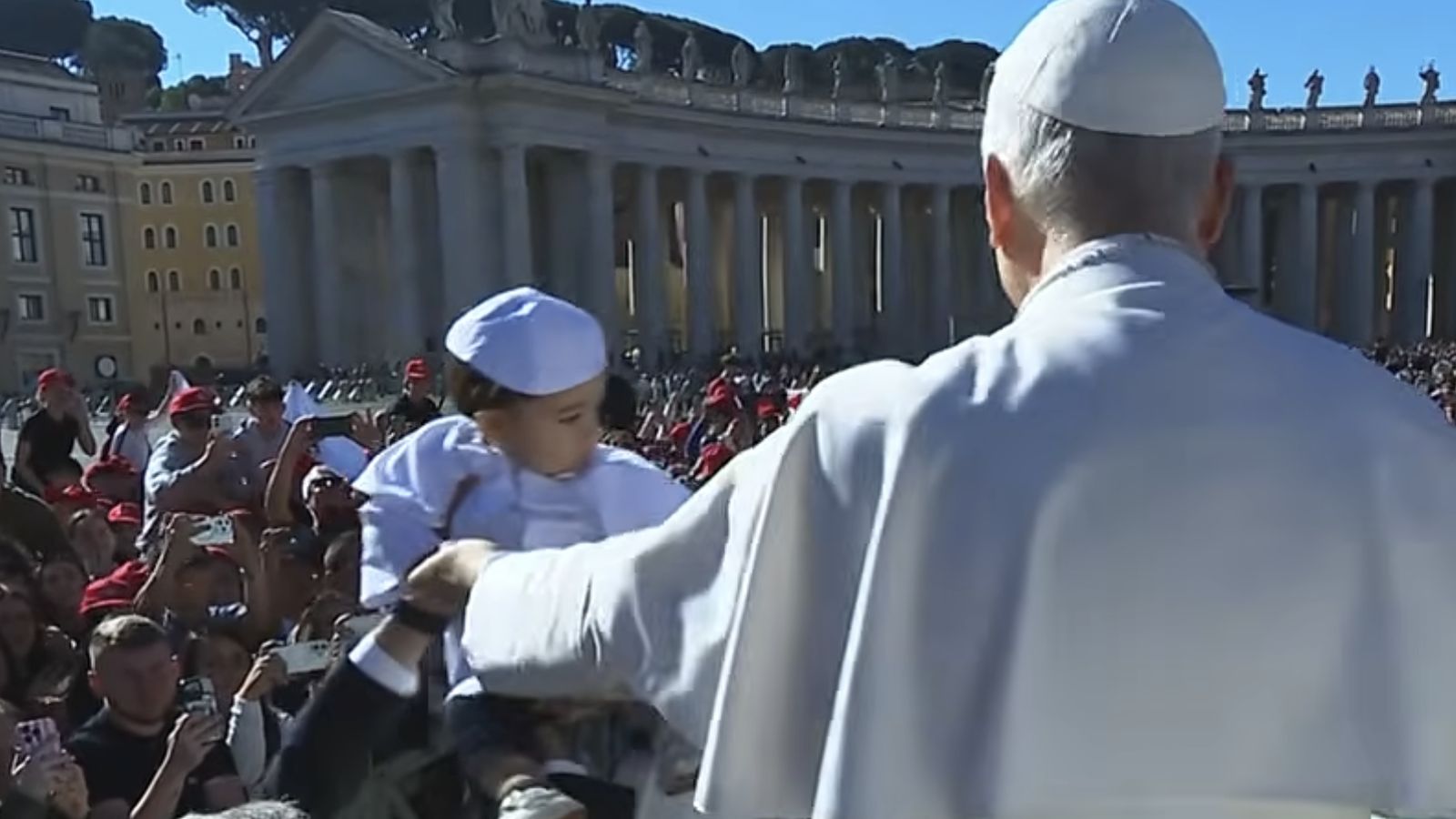 Papa, en la audiencia