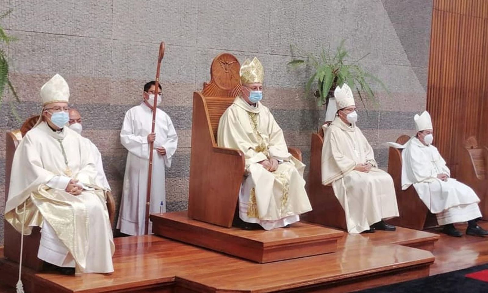 El NUncio Carrascosa en Riobamba