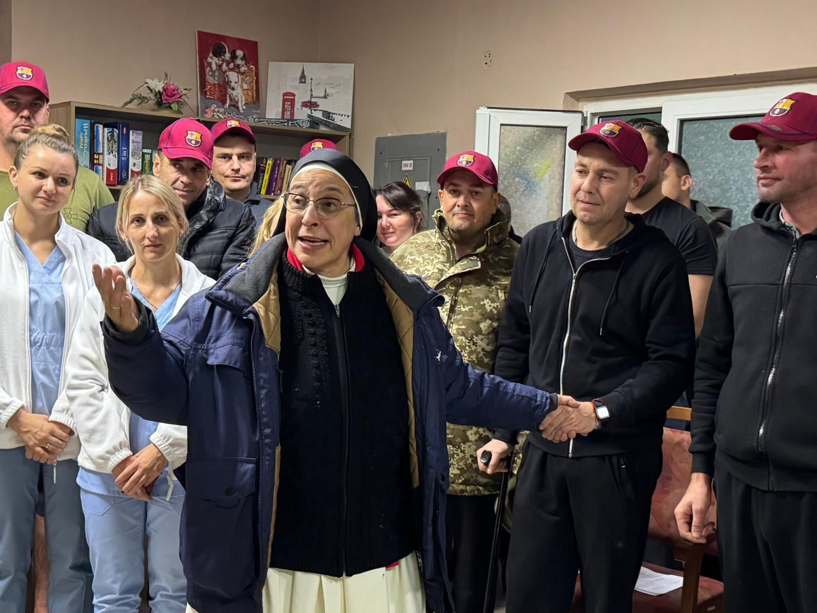 Sor Lucía Caram, en Ucrania