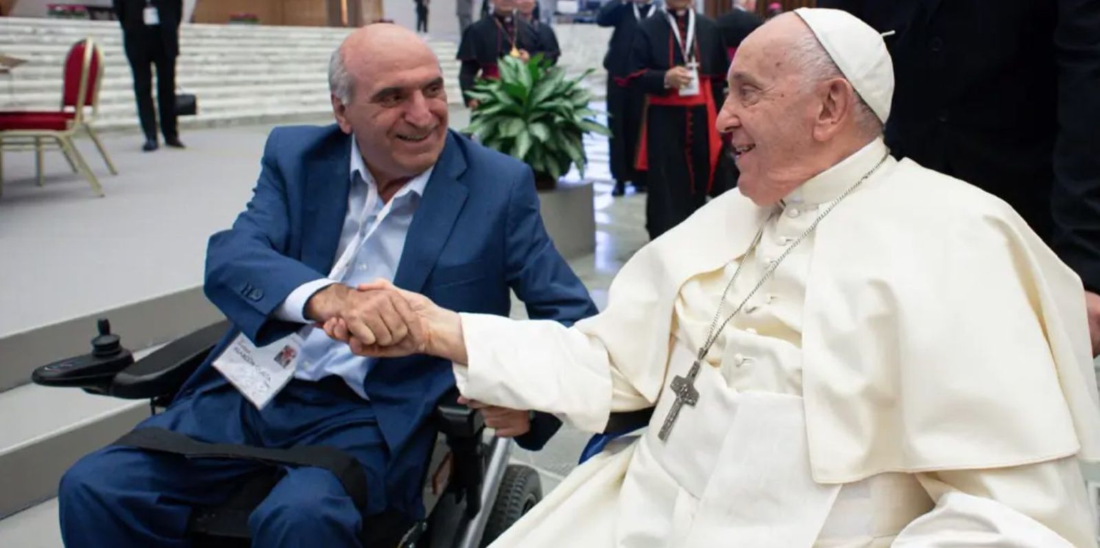 Enrique Alarcón y El papa Francisco