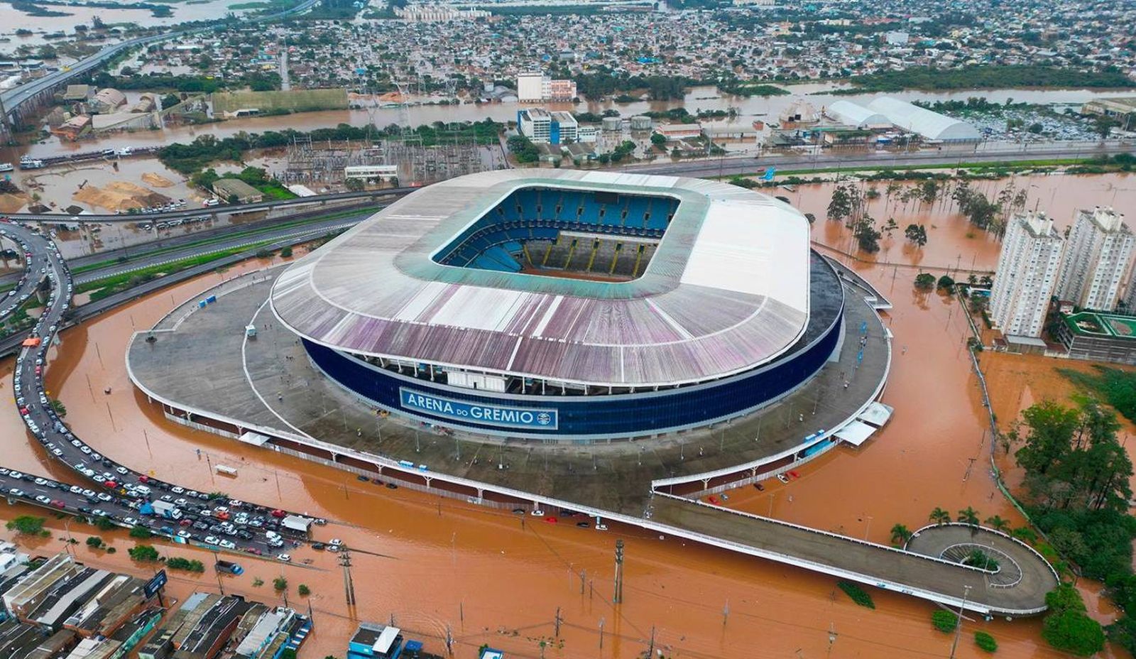 Inundaciones en Porto Alegre (Brasil)