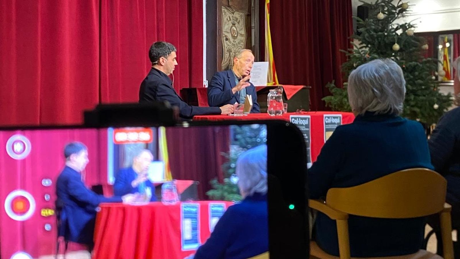 El filósofo, durante su intervención