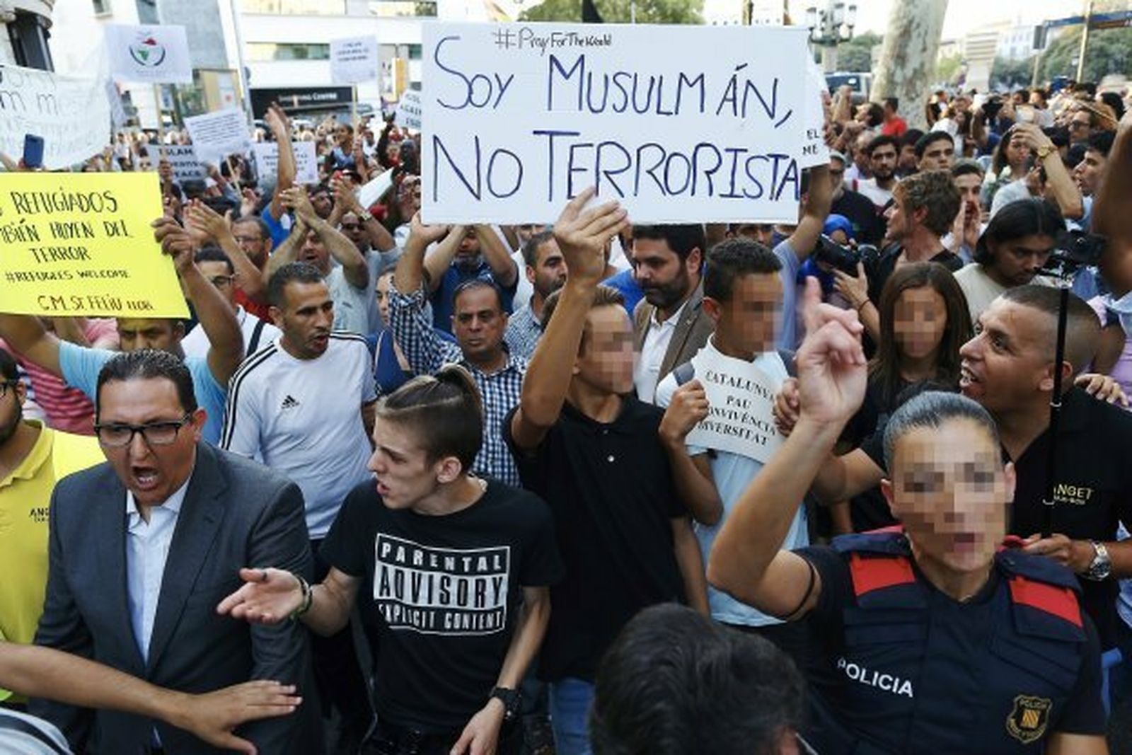 Musulmanes contra el terror