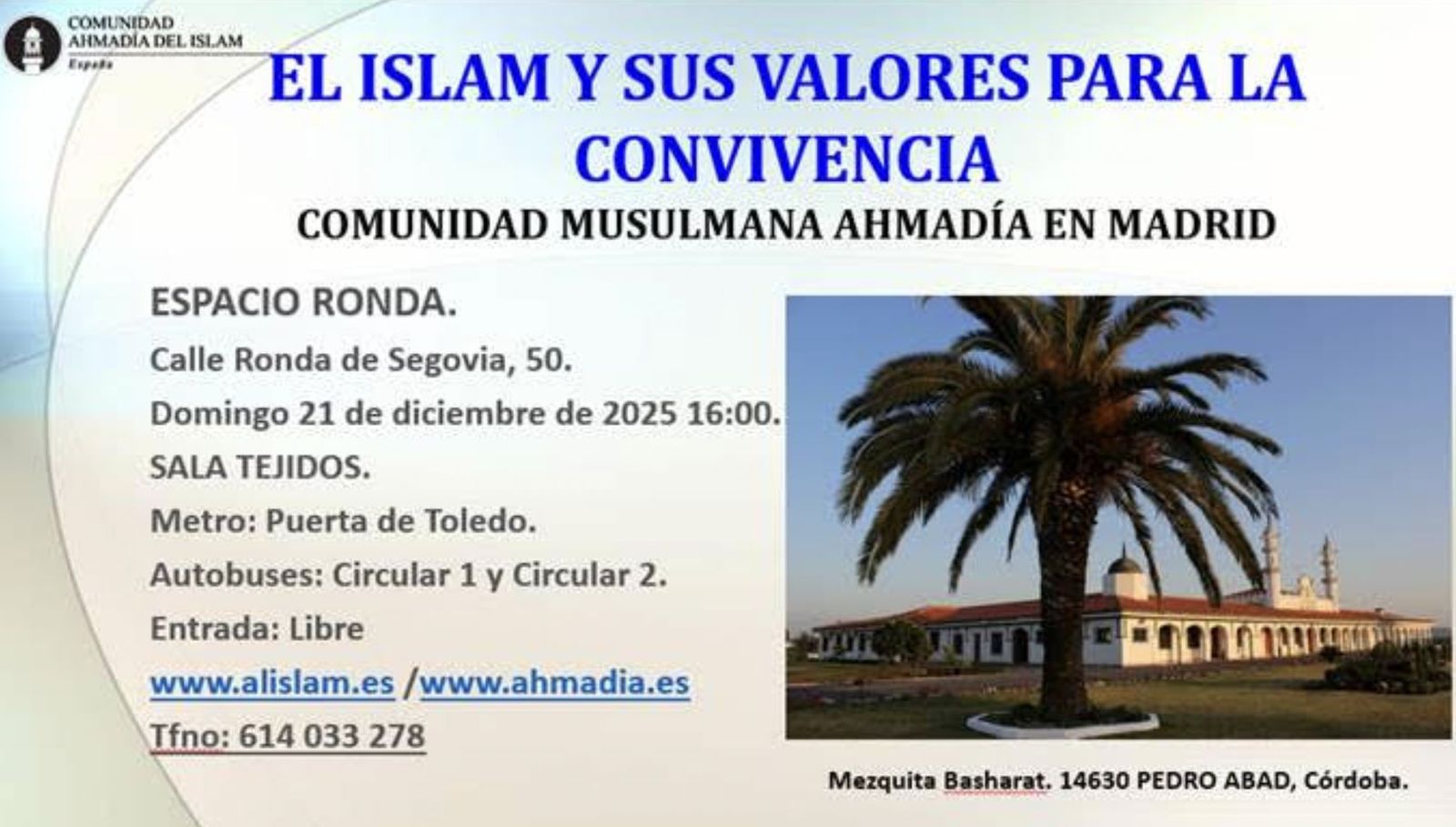 El Islam y sus valores para la convivencia