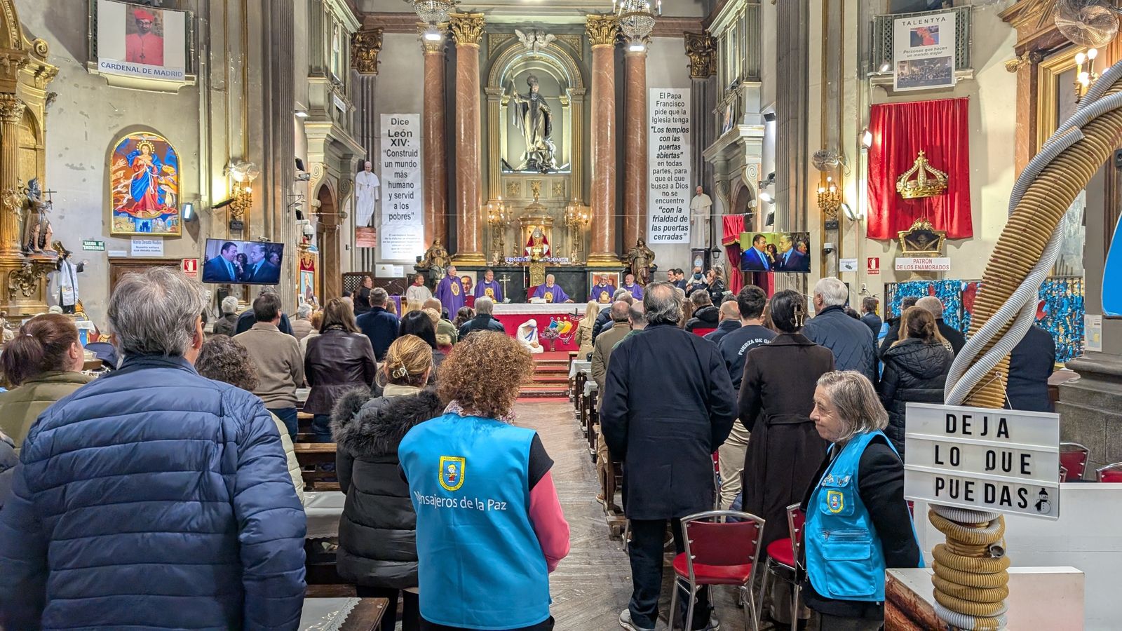 La misa de ayer en San Antón