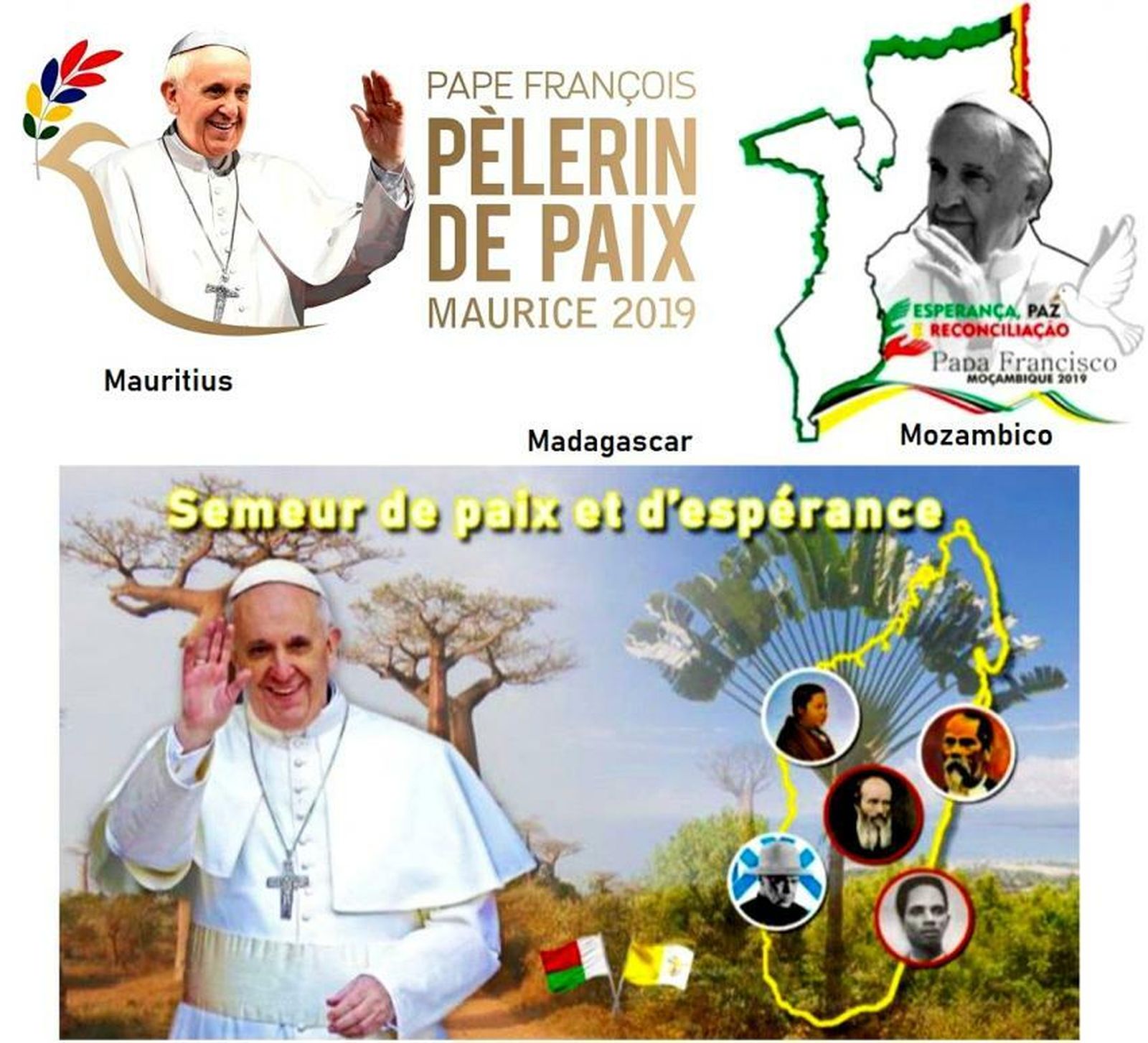 Mozambique, Madagascar y Mauricio esperan al Papa, “peregrino de la paz”