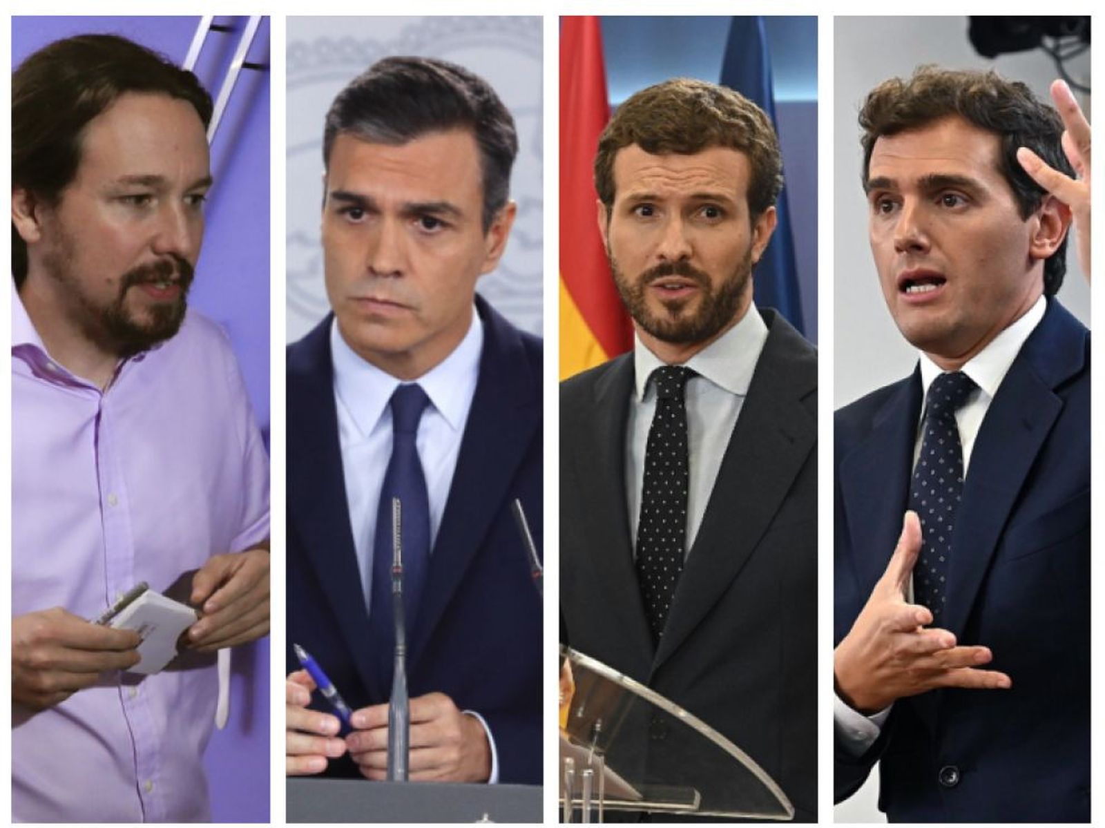 Líderes políticos españoles
