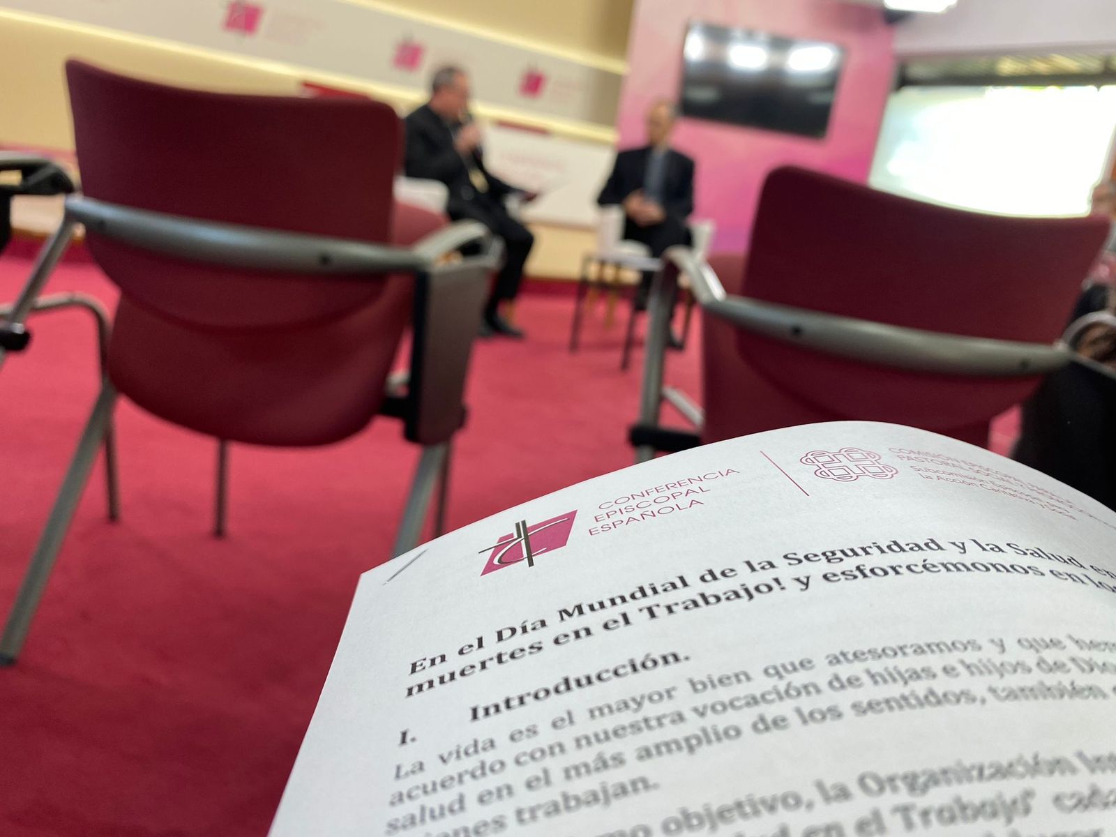 Presentación de las jornadas sobre salud en el trabajo