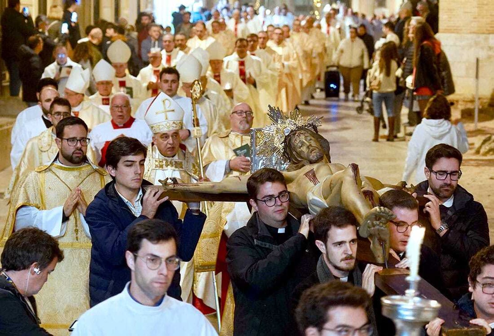 Benavent, en la procesión de apertura del Jubileo