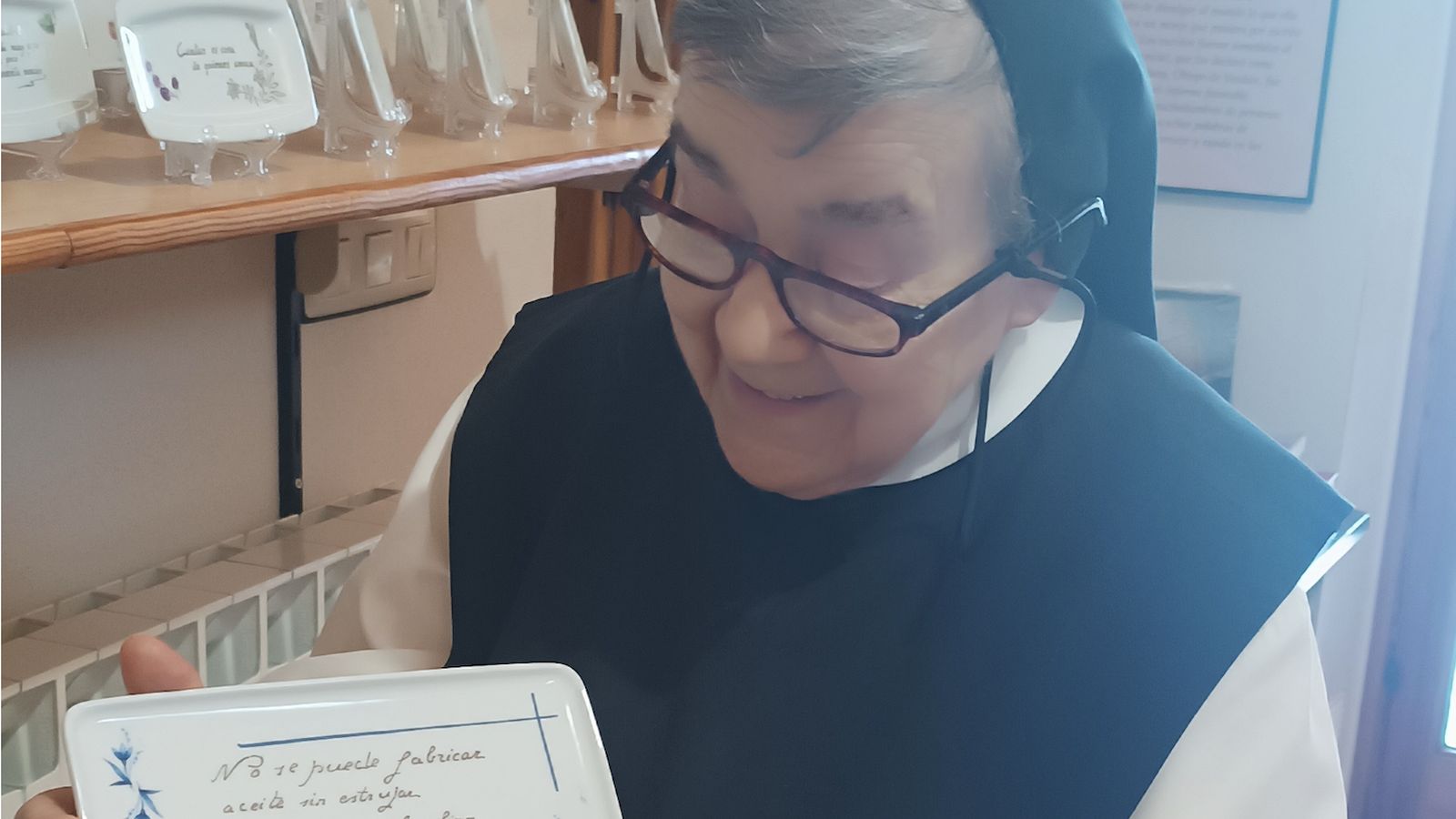 Sor Carmen Abab, en el monasterio de Vico