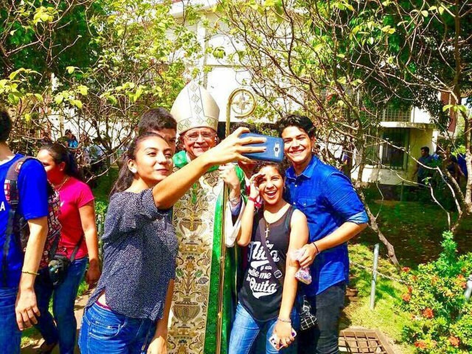 Selfie con Silvio Báez