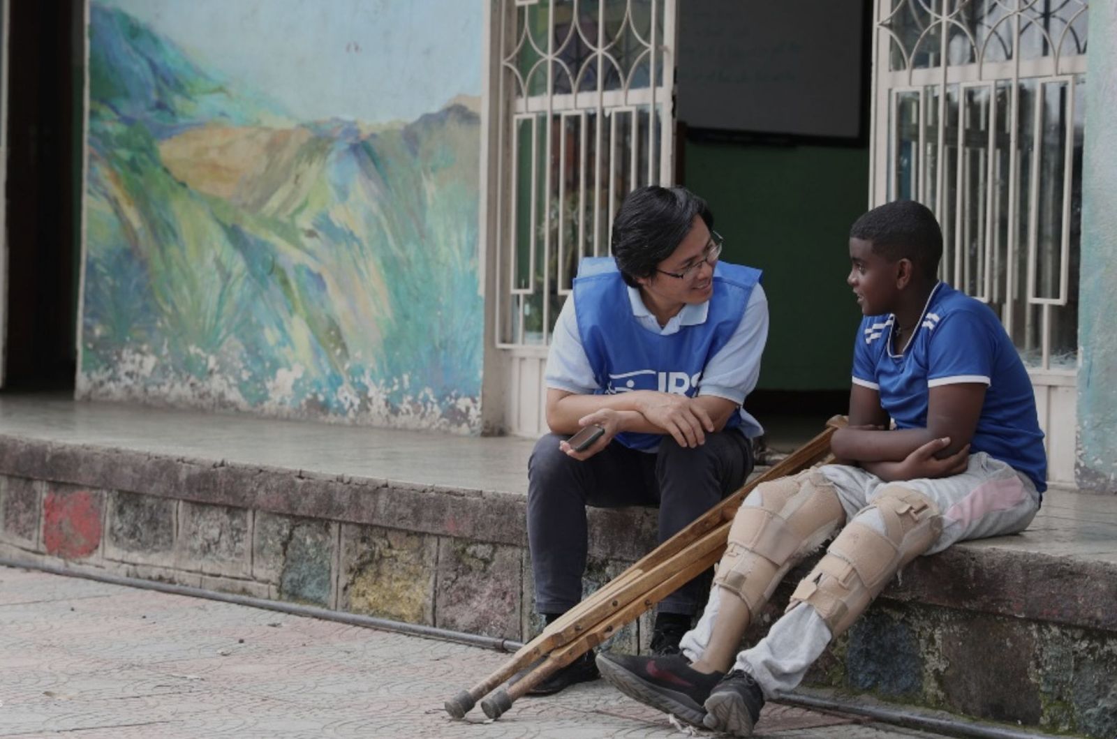 Un miembro del Servicio Jesuita a Refugiados