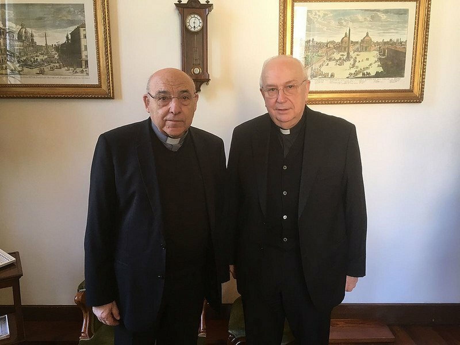 Antonio Cartagena, con Fernando Vergéz