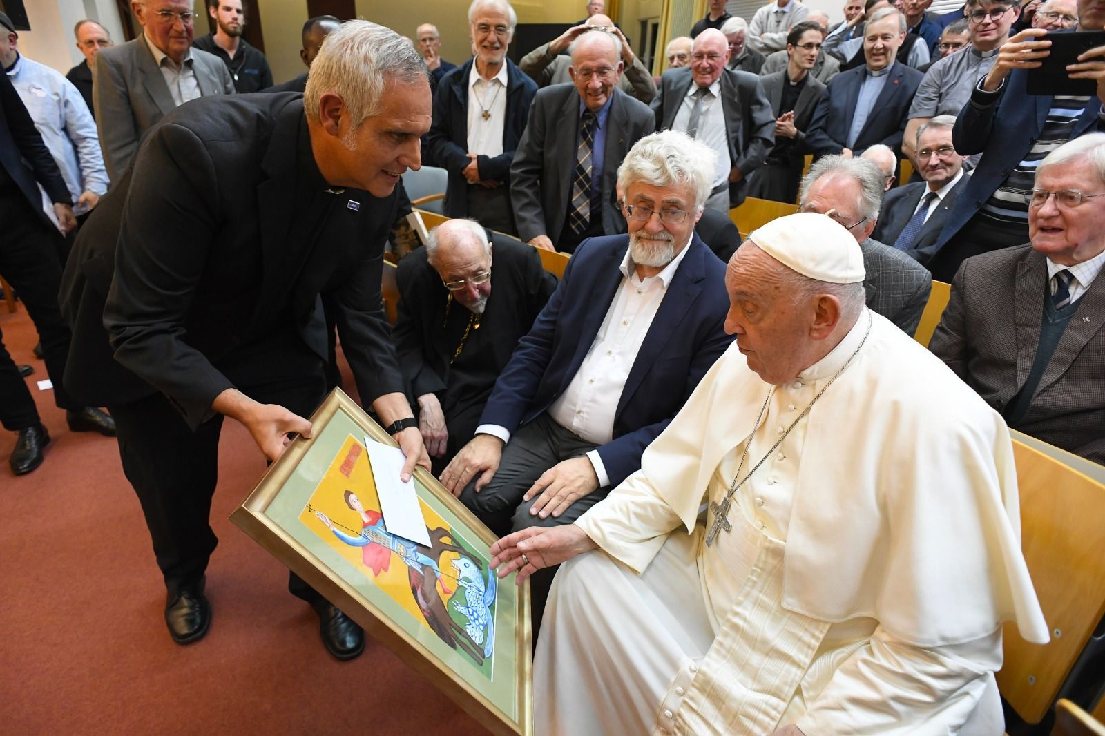 Una carta de los niños del albergue del JRS Ucrania al Papa Francisco