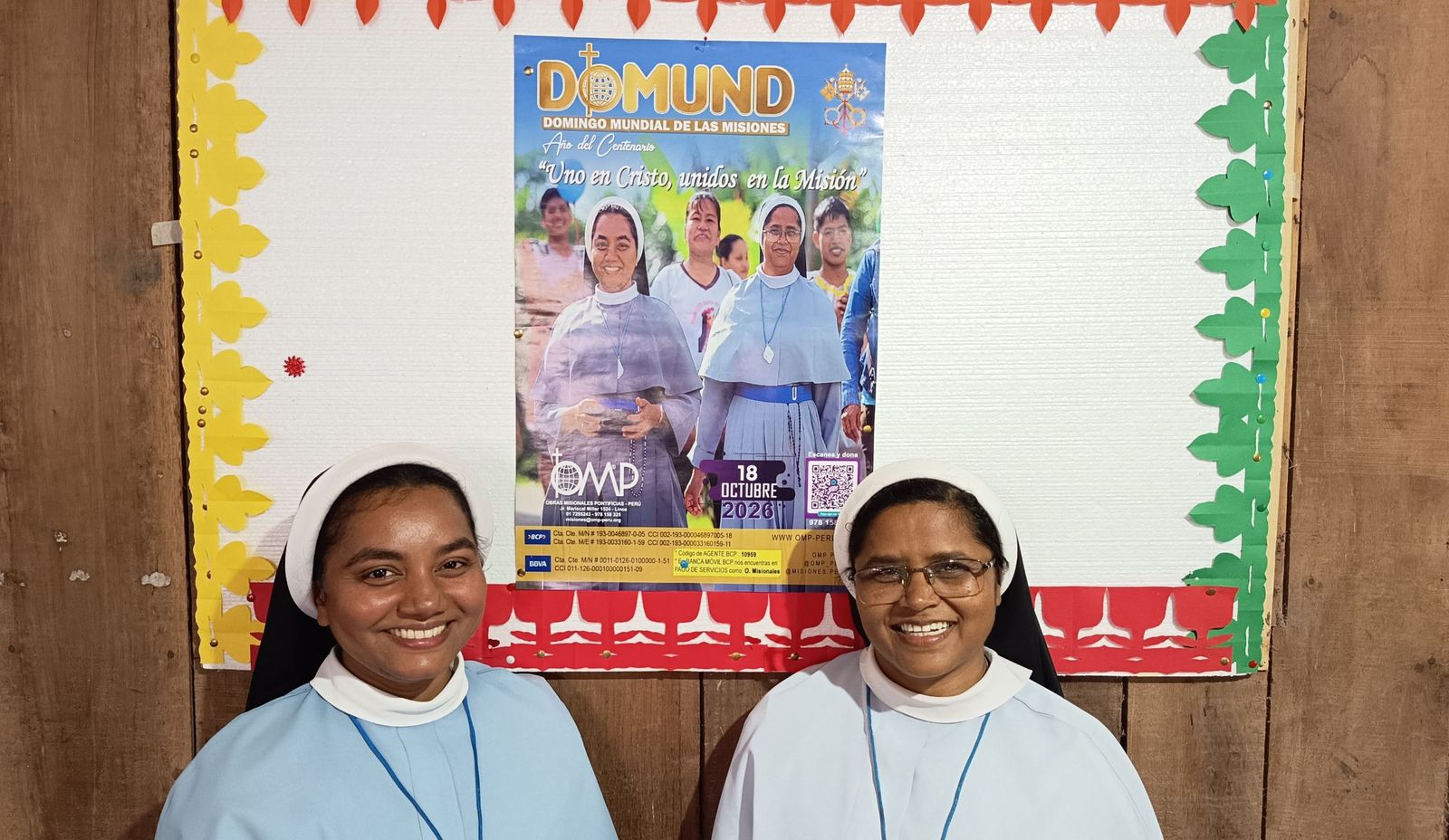Sharon y Deepa, el 1 de octubre en Mazan