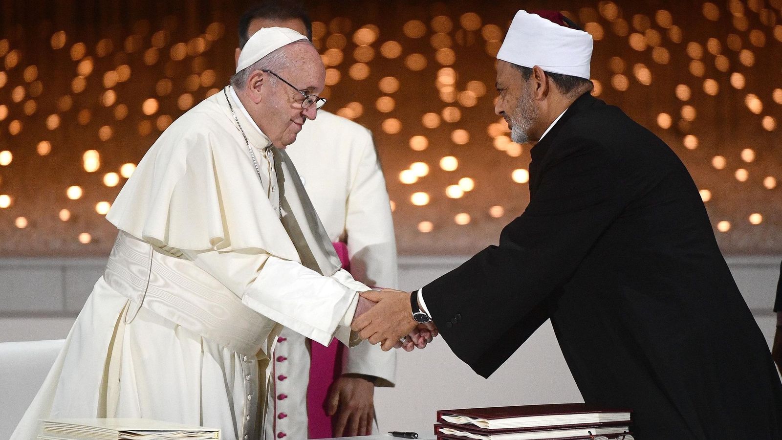 Francisco y el Gran Imán de Al-Azhar, Ahmad Al-Tayyib