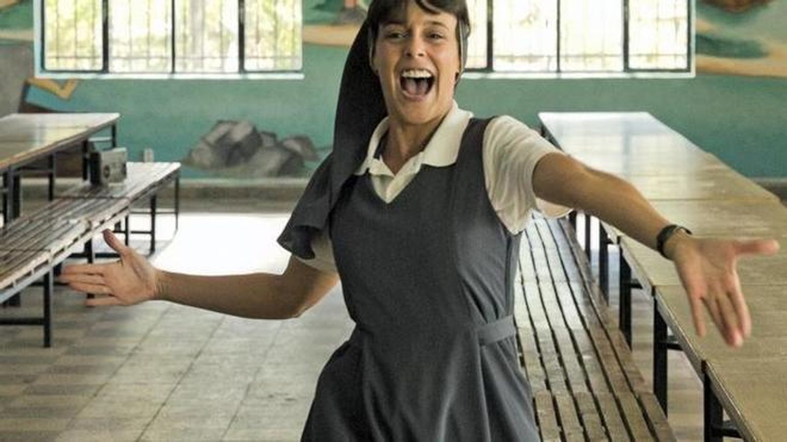 Belén Cuesta, en su papel de monja en La llamada