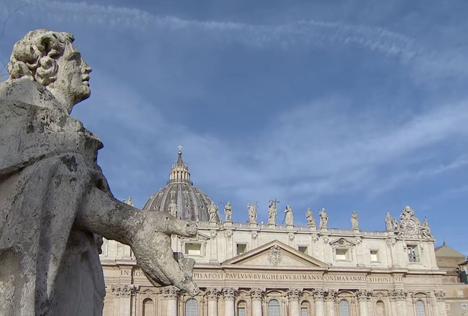 Vista de san Pedro, en el Vaticano