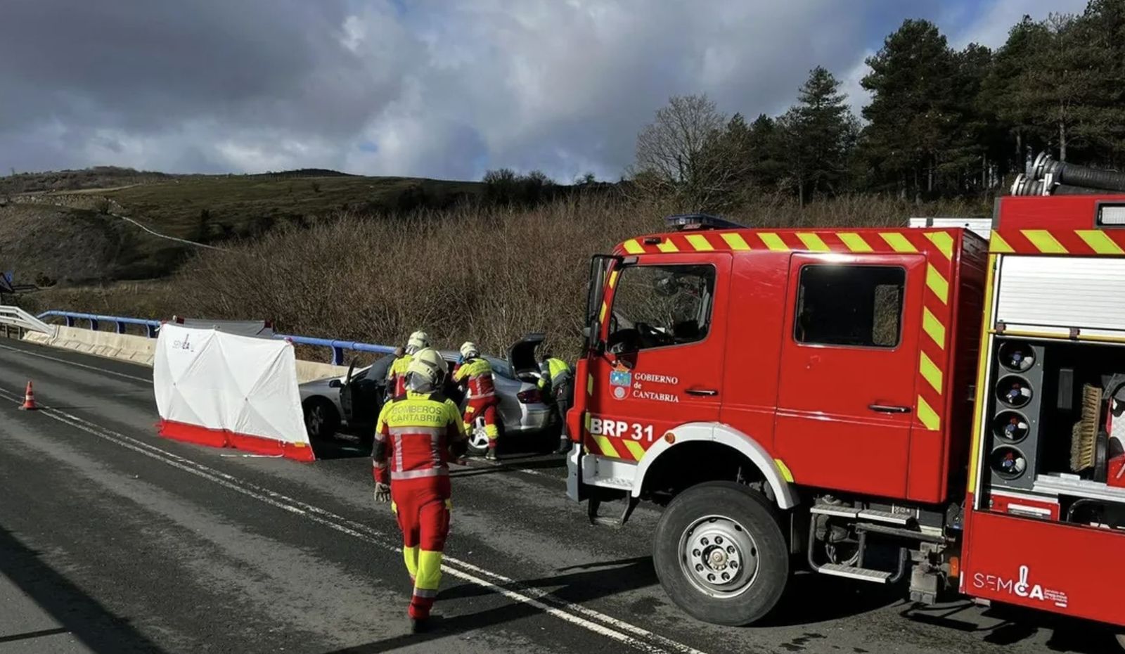 Muere un sacerdote de 85 años arrollado por su propio coche tras sufrir una avería en Burgos
