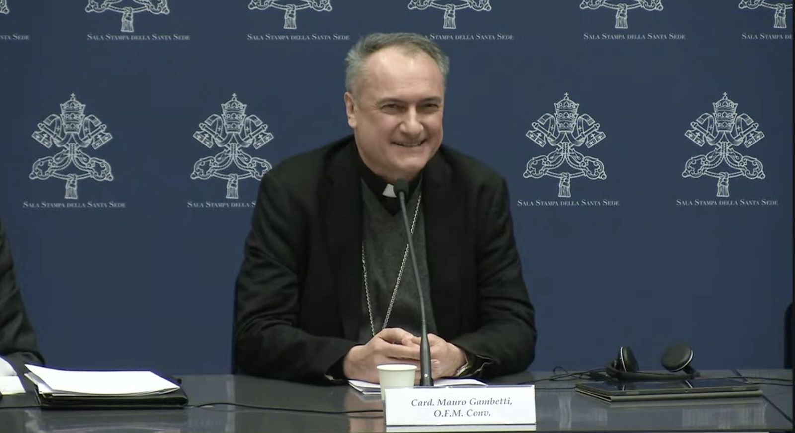 Mauro Gambetti, ayer