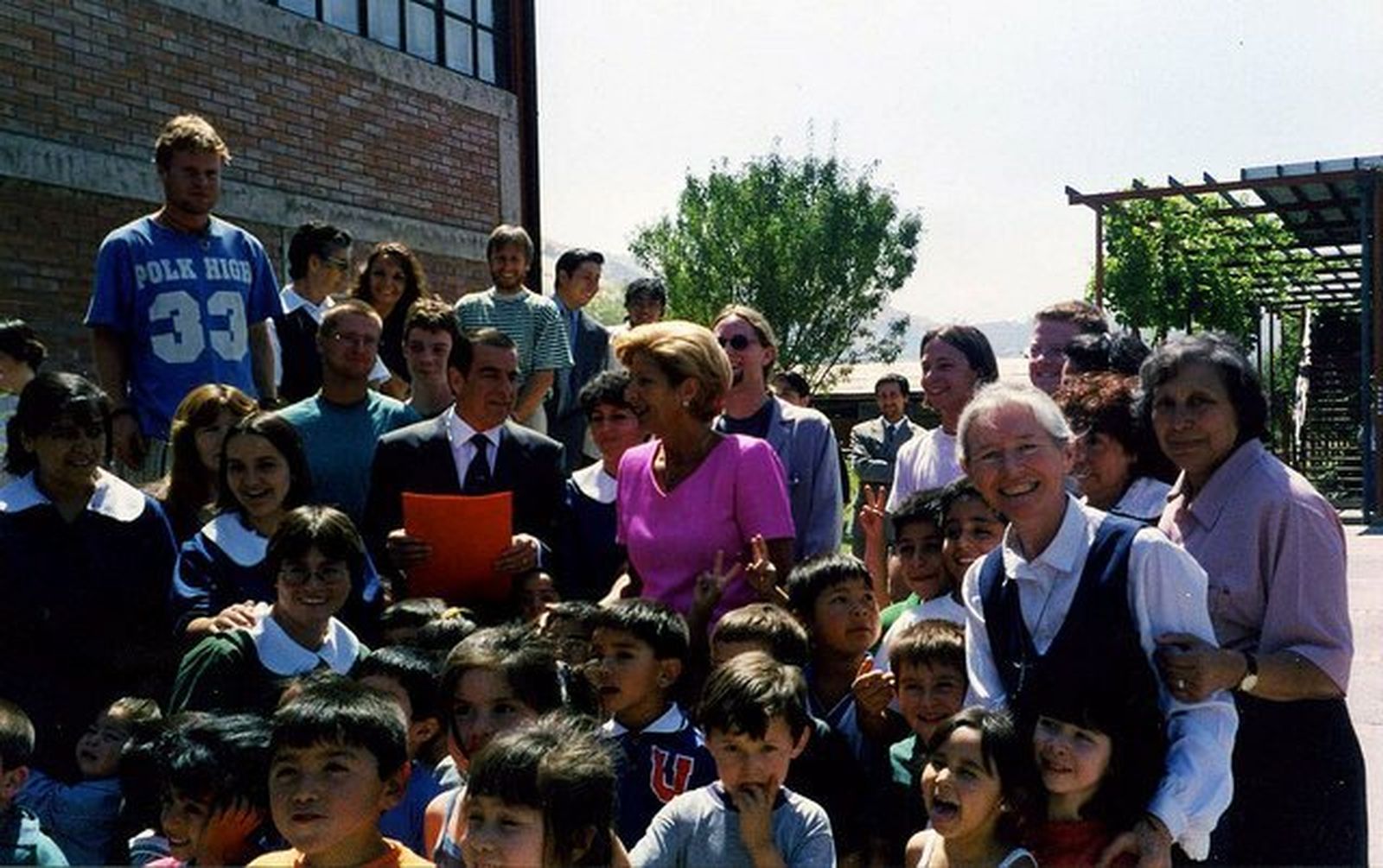 Karoline con Eduardo Frei