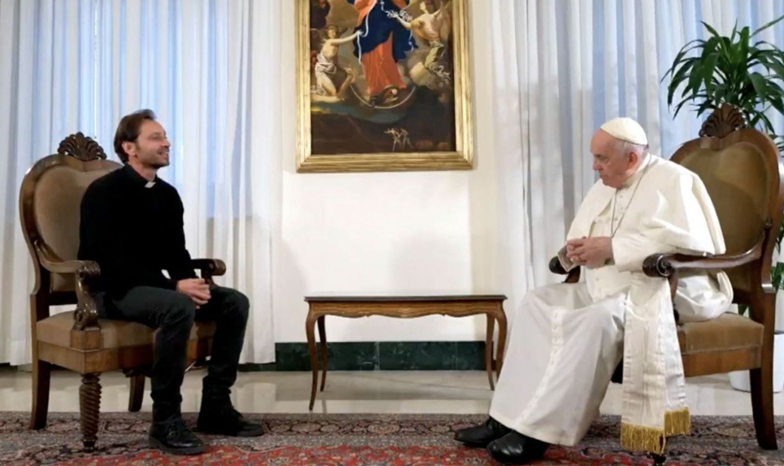 El Papa, en la entrevista