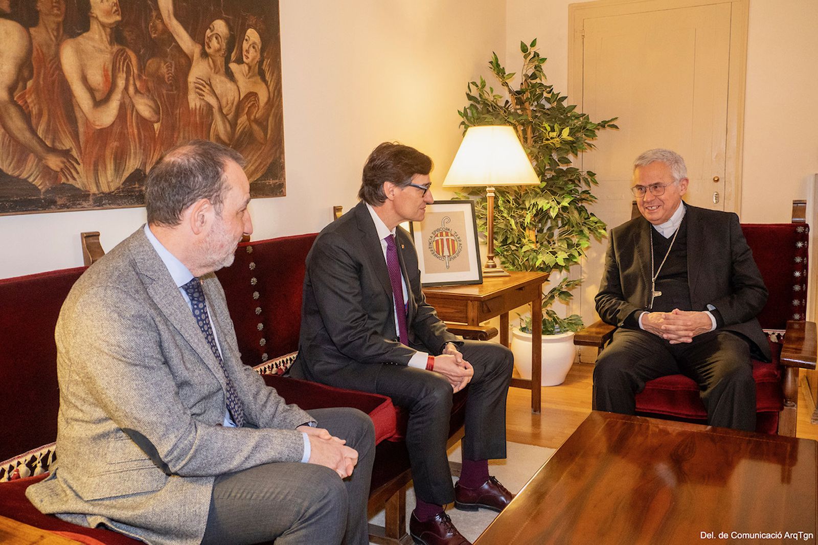 Ramon Espadaler, Salvador Illa y Joan Planellas