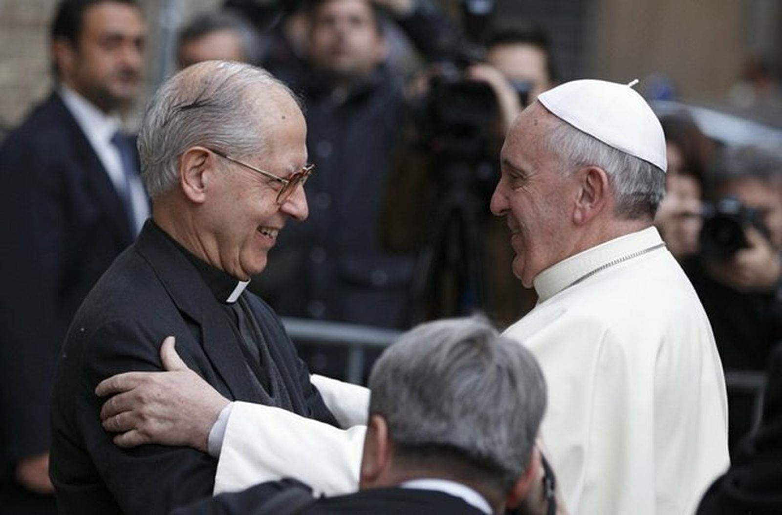 Papa y Nicolás