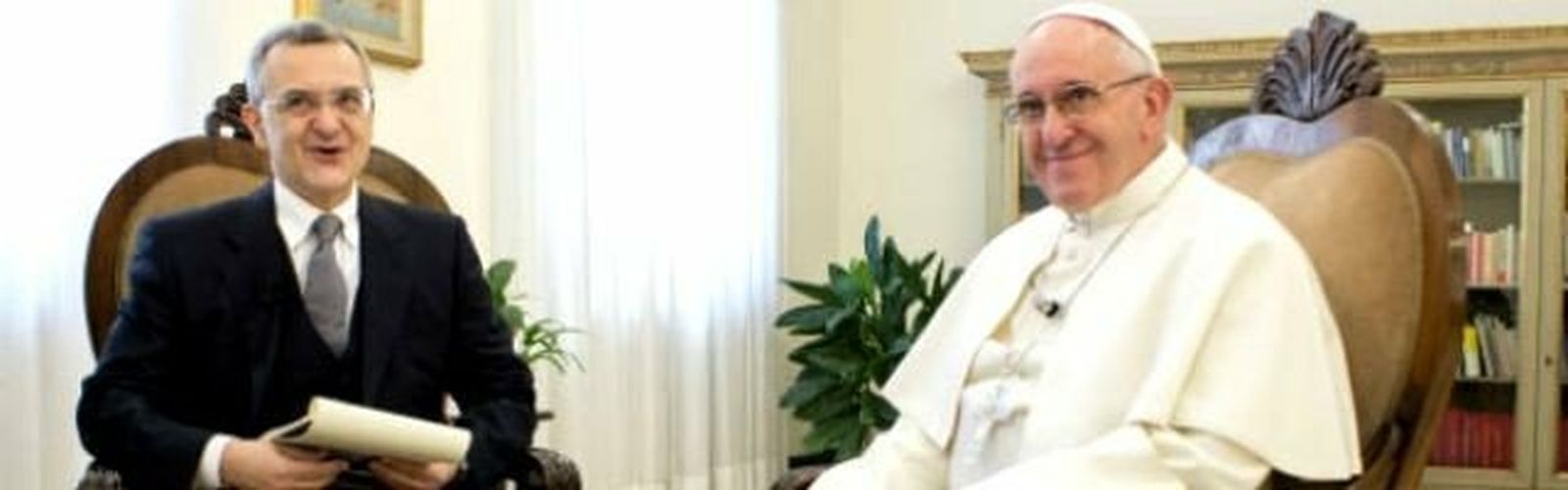 entrevistador y papa