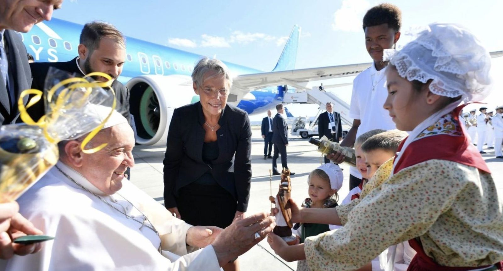 El Papa Francisco aterriza en Marsella