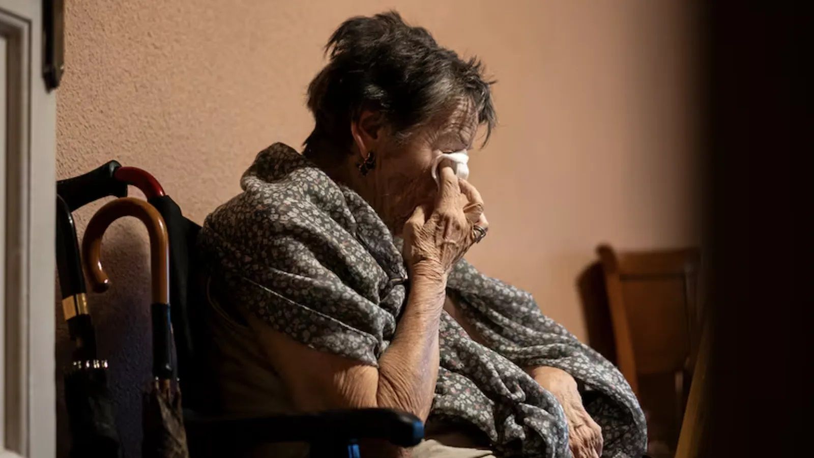 Maricarmen antes de su desahucio