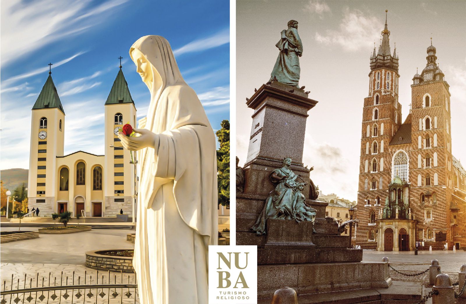 Peregrinaciones a Medjugorje y a Polonia con Nuba Turismo Religioso