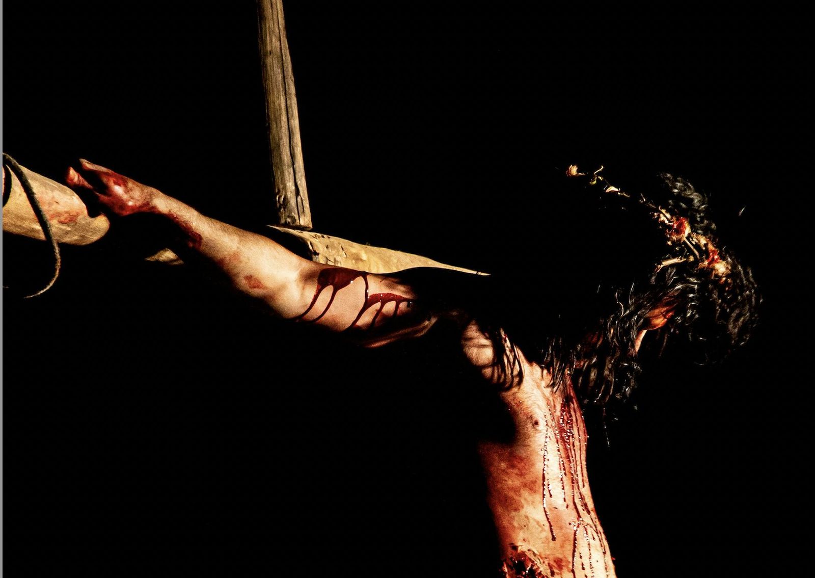 Cruz crucifixión jesus en la cruz