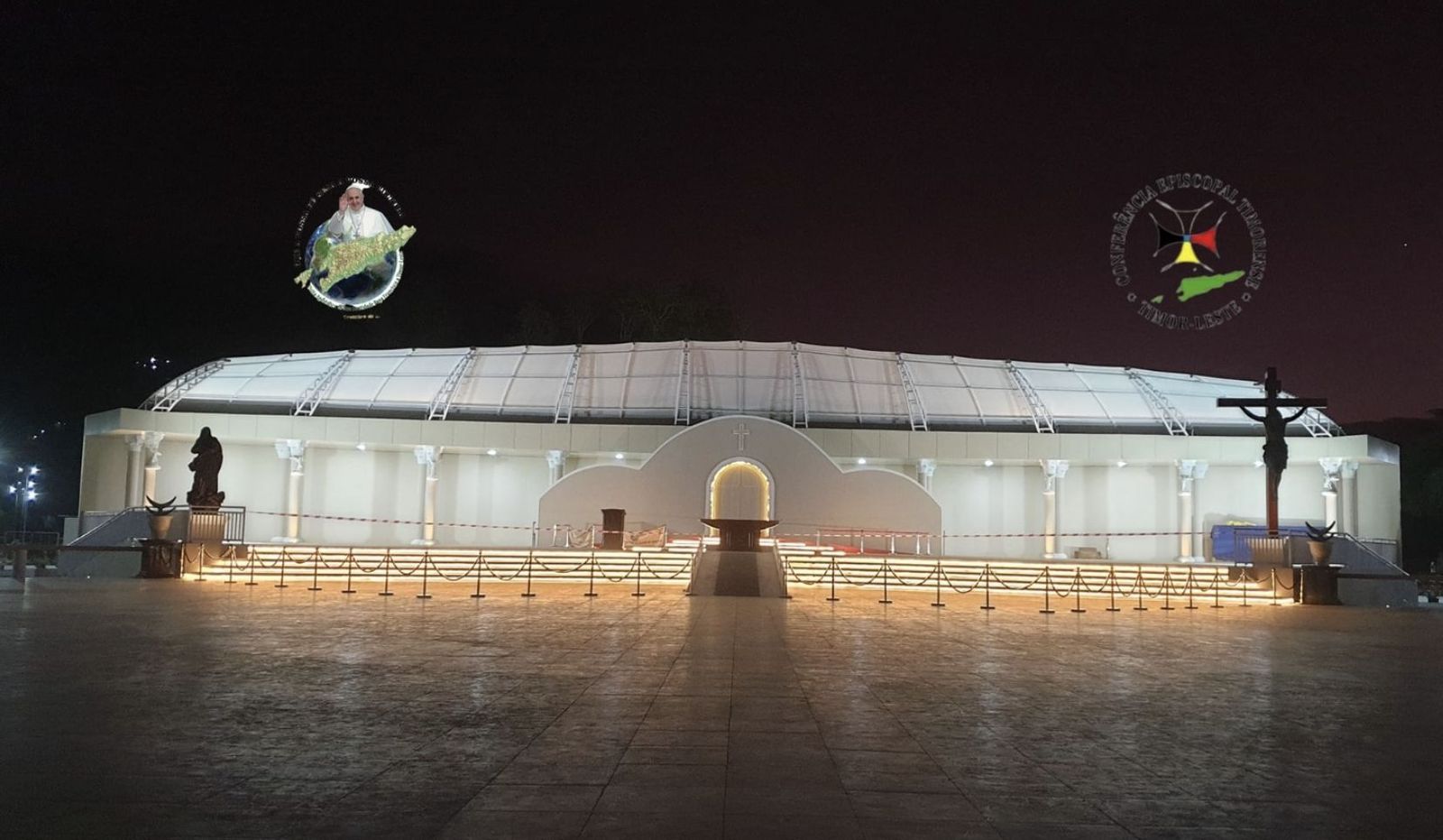 Esperando al Papa en Timor