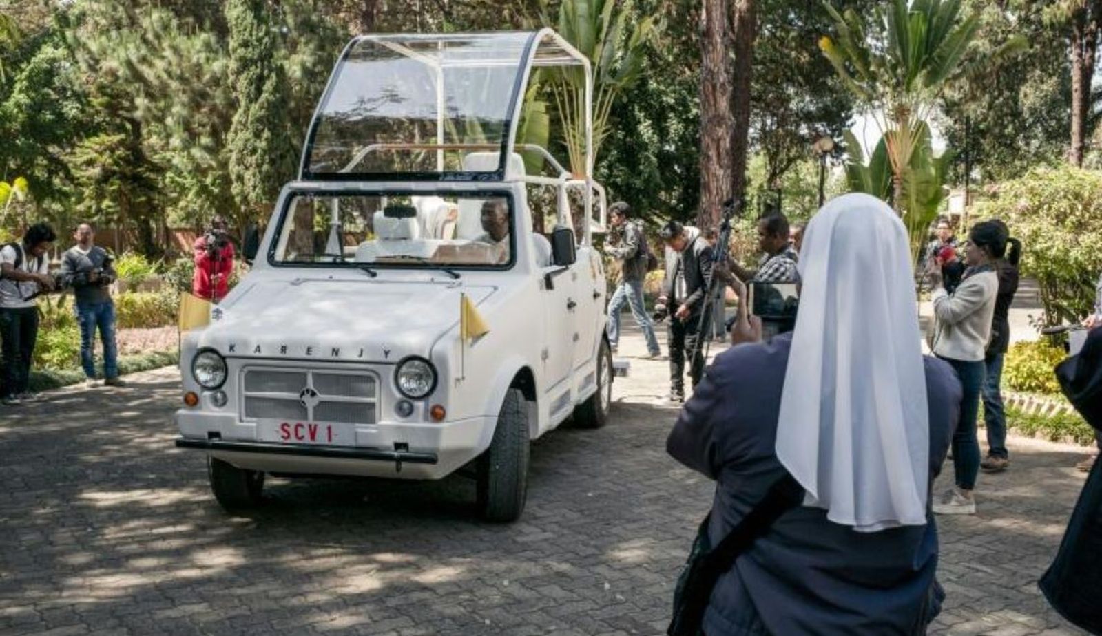 El papamóvil que le espera a Francisco en Madagascar