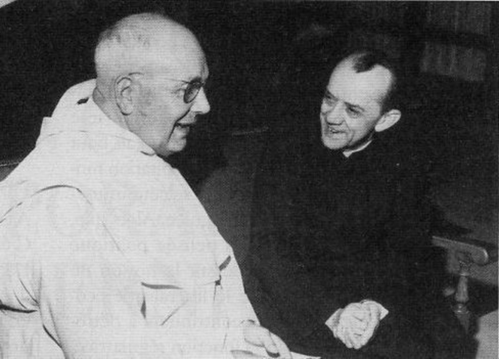 El filósofo dominico L. J. Lebret, con Dom Hélder Camara