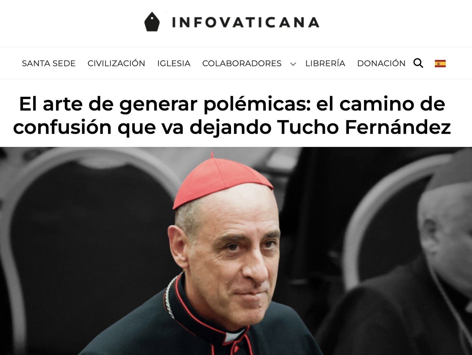 Infovaticana contra Fernández