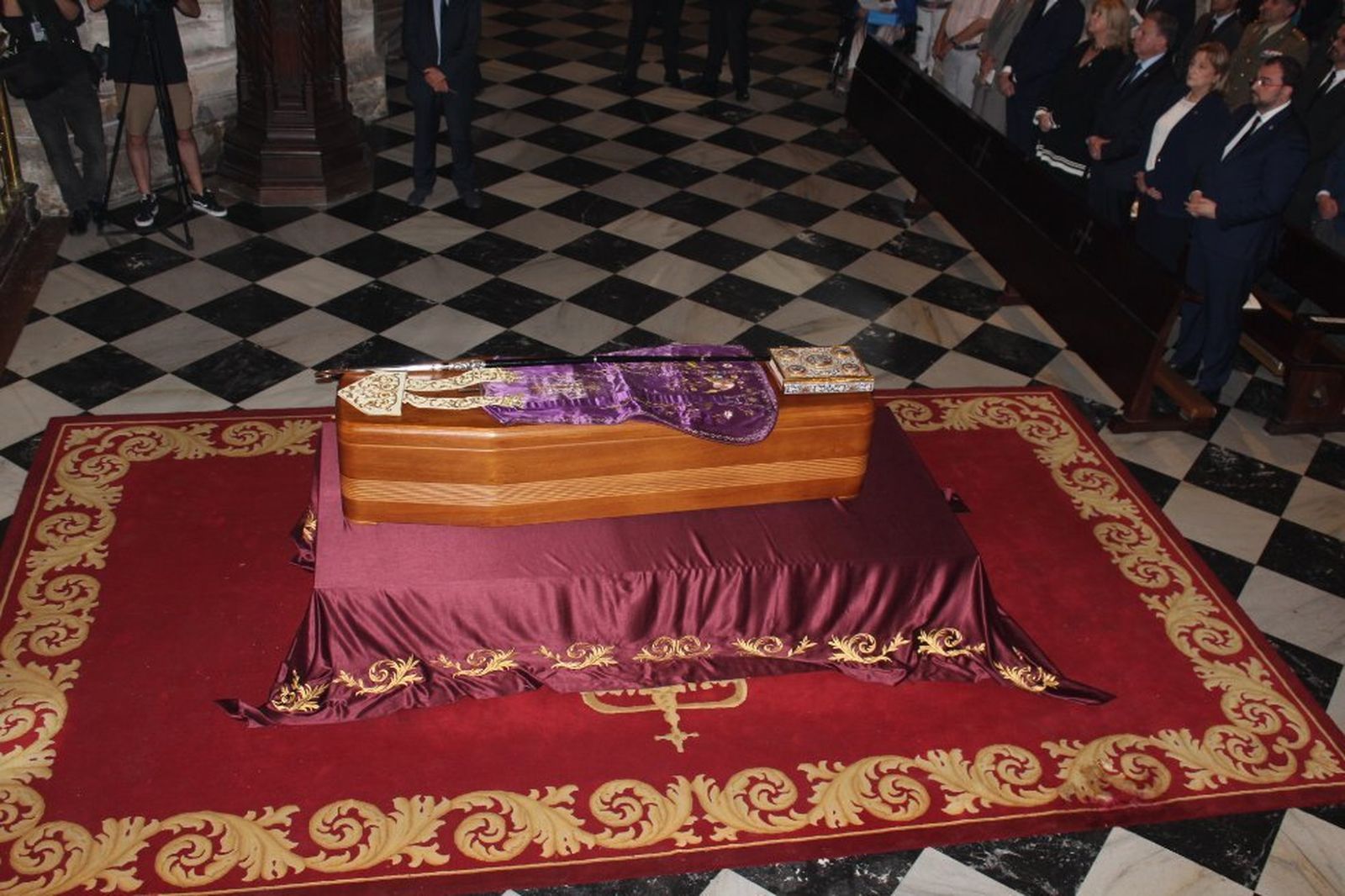 Féretro de Gabino Díaz Merchán