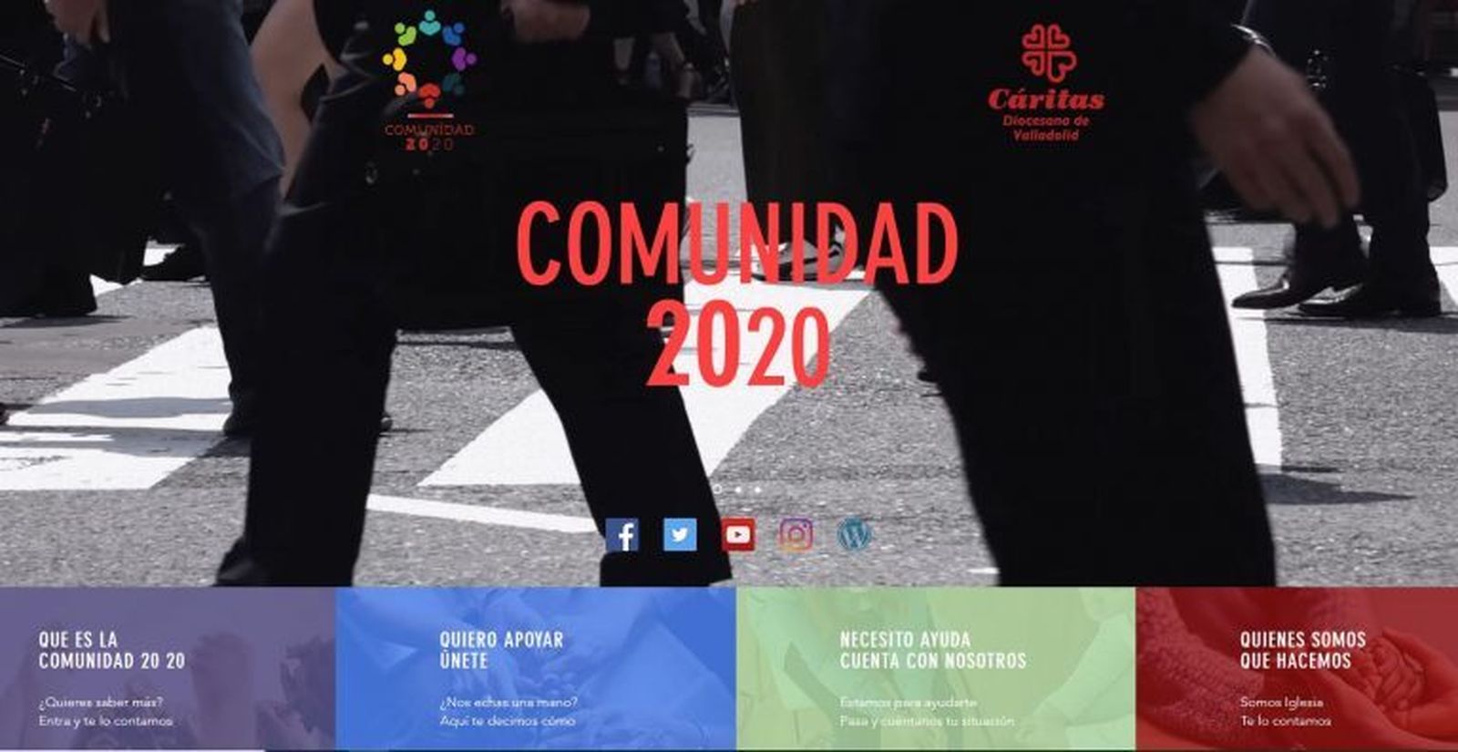 Caritas Valladolid  proyecto 'Comunidad 2020'