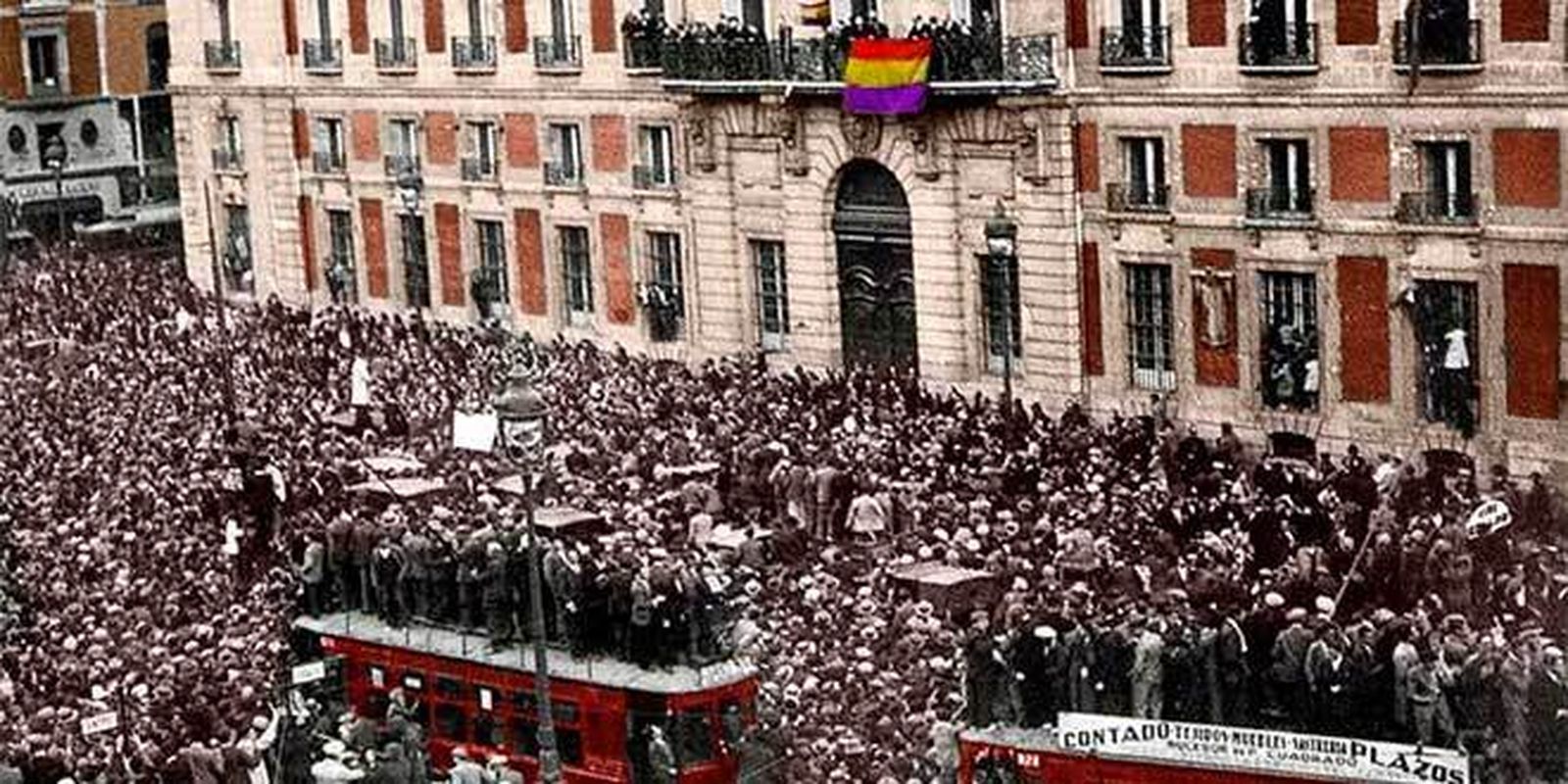 Proclamación de la II República en Madrid