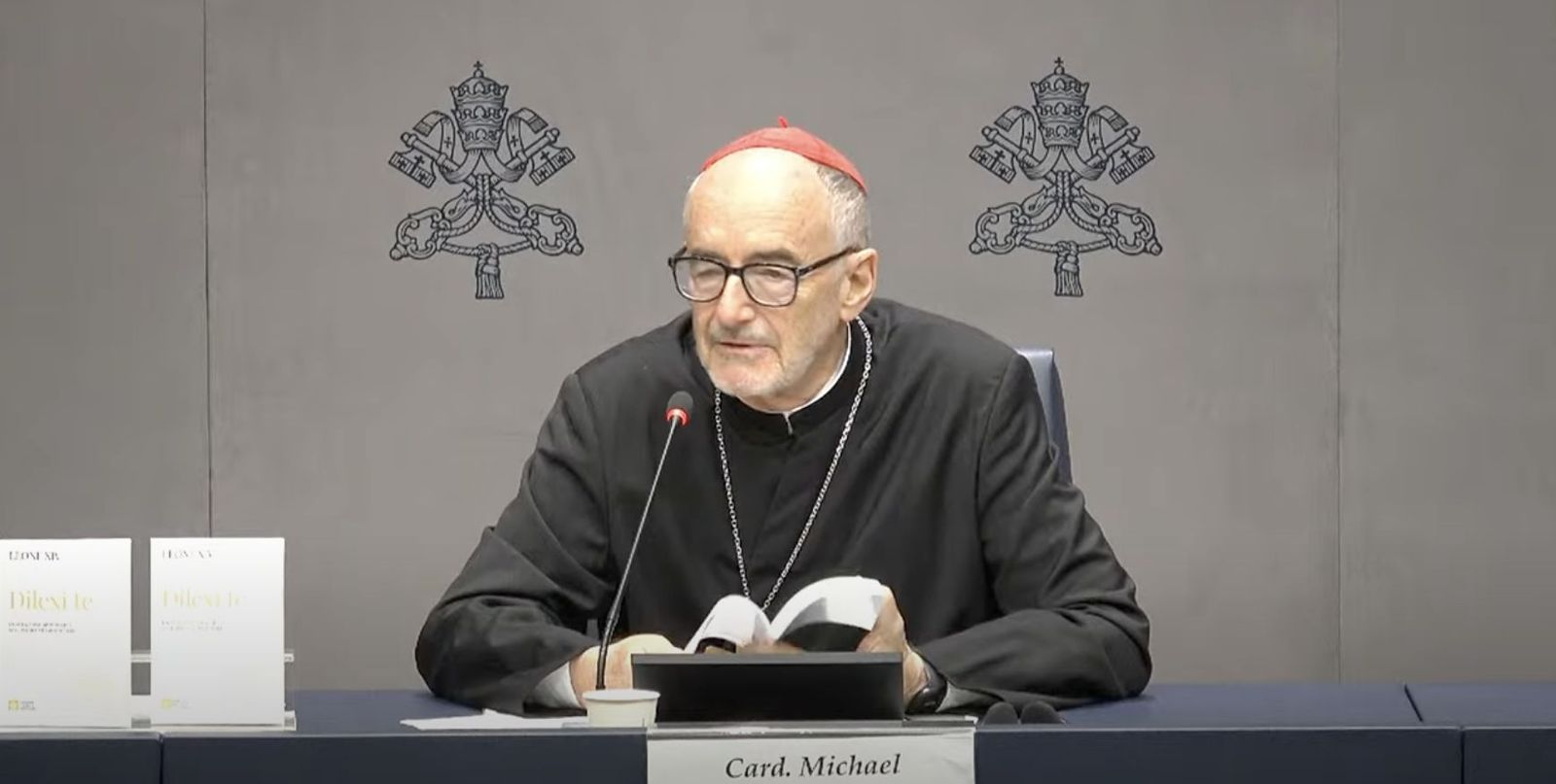 Czerny, durante la presentación