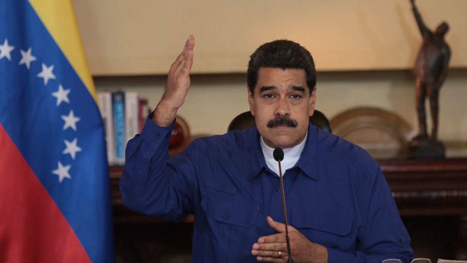 Nicolás Maduro, desde Miraflores